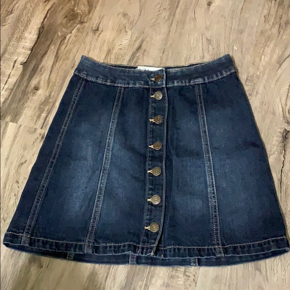 jean skirt